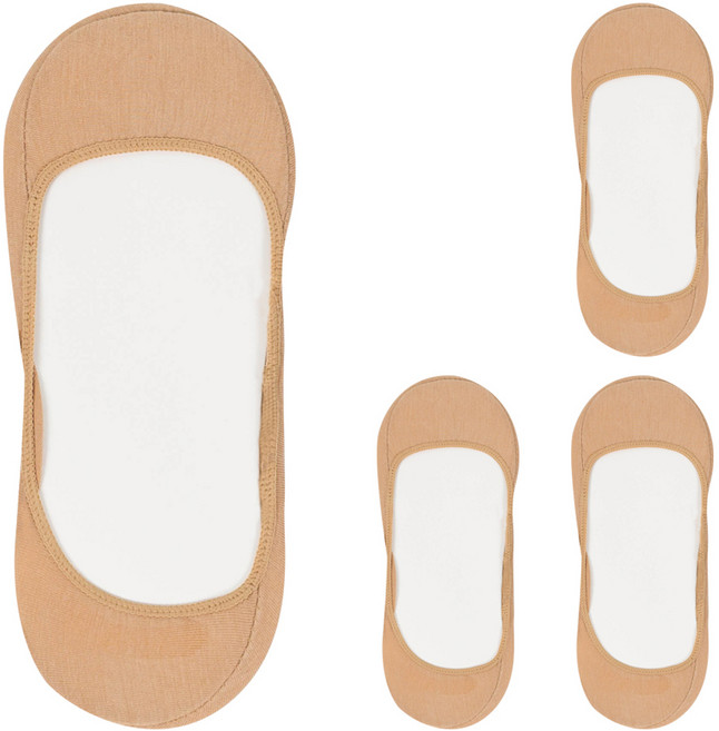 시너싹스 여성용 면 덧신 4켤레 세트