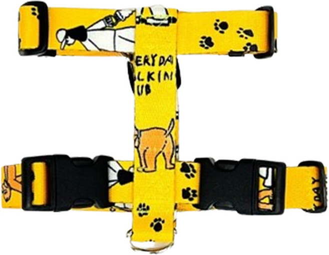 베럴즈 에토프 강아지 H 하네스, 옐로우, 1개