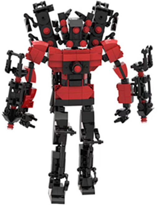 아이끌레 리얼 스키비디 토일렛 레고호환블록, 27타이탄스피커맨버전3, 1개