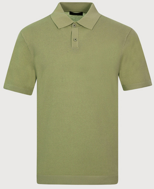 트레몰로 남성용 폴로 카라 반팔 니트 BS4M243185