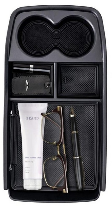 벤딕트 튜닝 수납정리 콘솔 트레이, 기아 EV9, 블랙