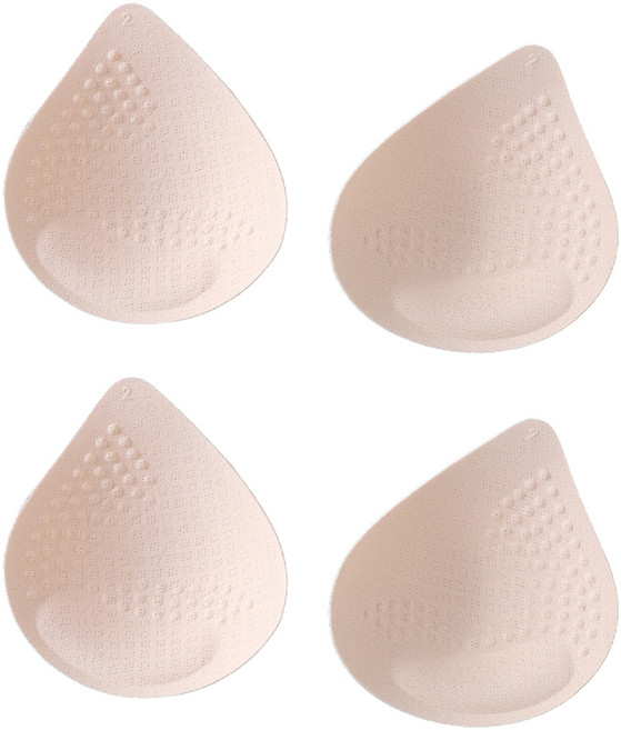 여성용 라텍스 물방울 브라패드 분리형 2세트