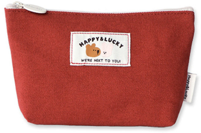 해피앤럭키 모노라이크 데일리 파우치