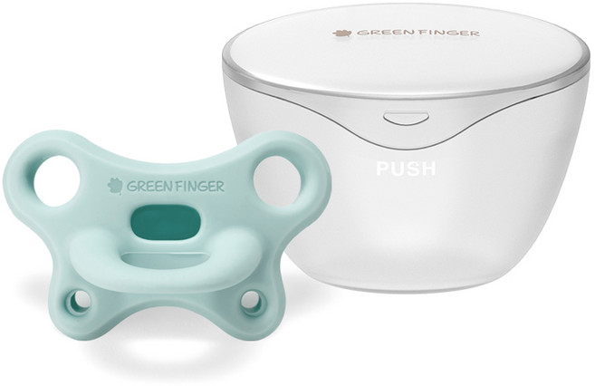 그린핑거 베베그로우 노리개젖꼭지, 민트, 1개, 1단계(0~6개월)