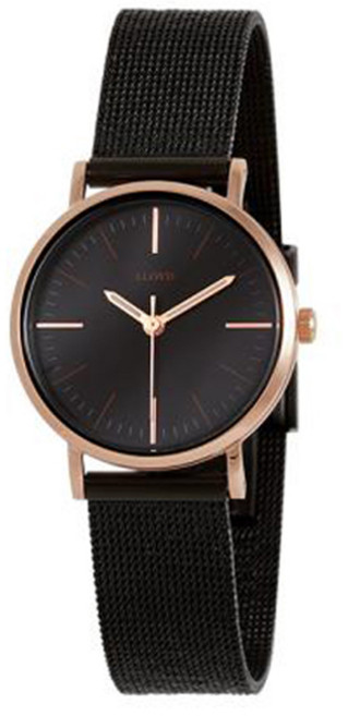 로이드 여성용 엘메이트 Urban Black 프리미엄 메쉬시계 LL2G23102MBB
