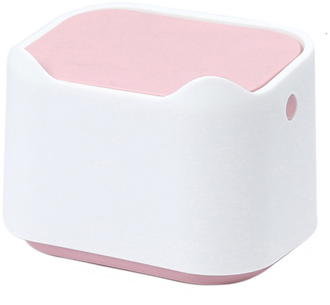 둥둥펫 고양이 배변 냄새차단 휴지통, 화이트, 1개