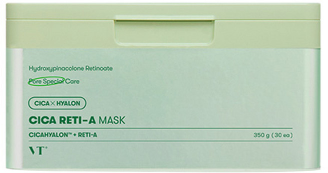 VT COSMETICS 積雪草A醇精華面膜, 30入, 1組