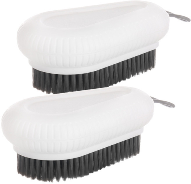 생활공식 다용도 화장실 바닥 청소솔, 화이트, 2개