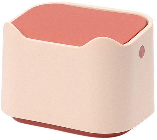 둥둥펫 고양이 배변 냄새차단 휴지통, 레드, 1개