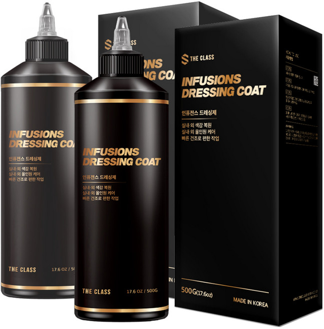 더클래스 인퓨전스 드레싱제 광택왁스, 500g, 2개
