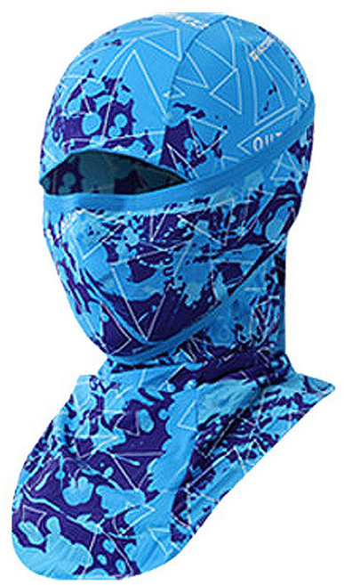 인콘트로 골프 나이스 가드 쿨 바라클라바, 트라이블루, 1개