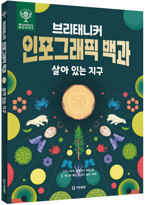 브리태니커 인포그래픽 백과 : 살아있는 지구, 앤드루 페티, 콘래드 퀼티-하퍼, 기탄출판