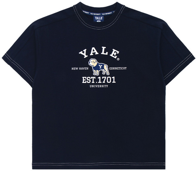 예일키즈 아동용 핸섬댄 스티치 포인트 반팔 티셔츠 YJCCHSD23041