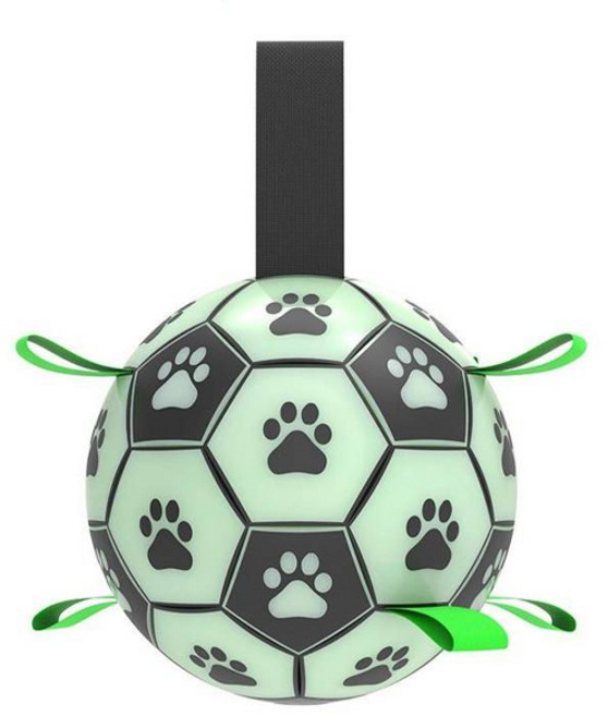 다퍼남 강아지 축구공 장난감, 1개, 혼합색상(일반)