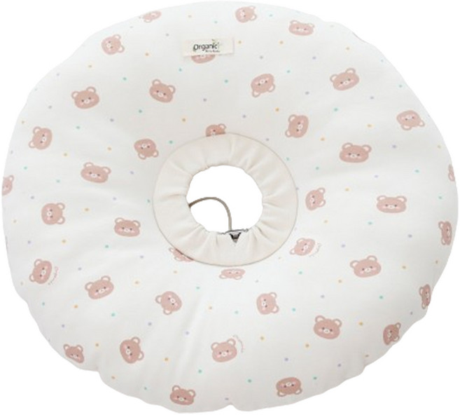 리토가토 오가닉 커버분리형 쿠션 넥카라, 베어, 1개