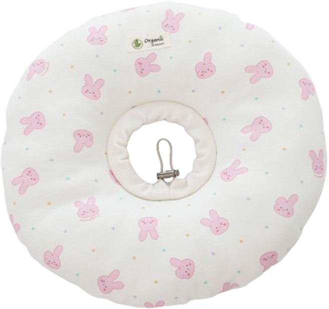 리토가토 오가닉 커버분리형 쿠션 넥카라, 래빗, 1개