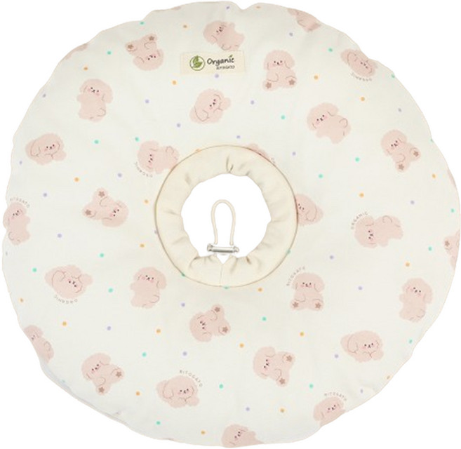 리토가토 오가닉 커버분리형 쿠션 넥카라, 푸들, 1개