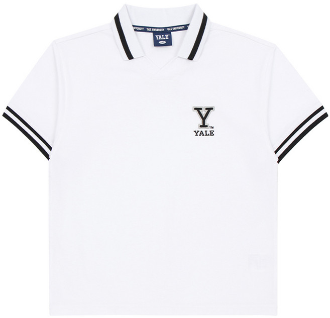 예일키즈 아동용 코튼 저지 오픈카라 반팔 티셔츠 YJCCPSD23039