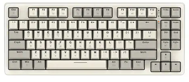 마이크로닉스 WIZMAX 유무선 기계식 키보드 한글판, 레트로 베이지, W85TKL