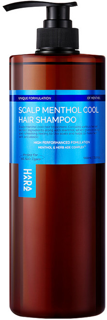 하라즈 스켈프 멘톨 샴푸 아쿠아민트향, 1L, 1개