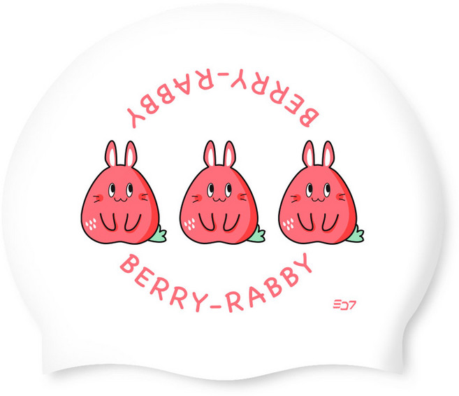 SD7 실리콘 수영모자 SGL-CA470, 베리레비, 1개