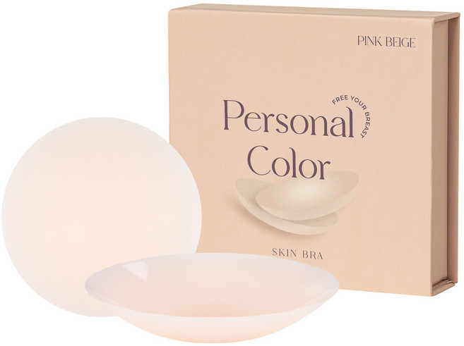 도로시와 여성용 퍼스널컬러 실리콘 스킨브라 접착형 2p