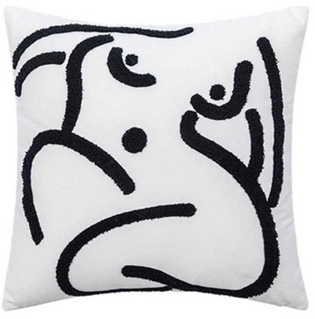 홈플로우 우리집 속 미술관 데코 쿠션커버