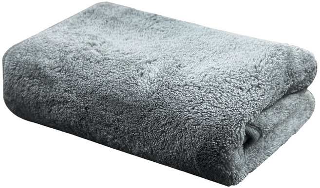 월드크린 그레슬린 극세사 타월 코랄, 그레이, 1개입, 1개