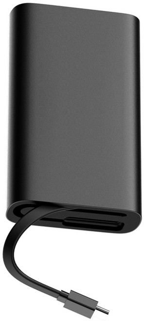 애니클리어 고속충전 핫팩 손난로 보조배터리, PDB-HOT1, 블랙