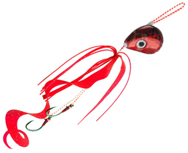 씨타임 스크류 참돔 타이라바 루어 낚시, 레드