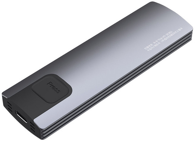 솔탑 USB C타입 SSD M.2 NVME 외장 하드케이스, SOLTOP-953, 1개