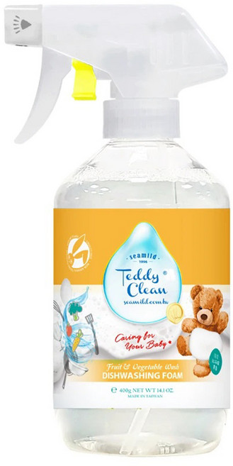 清淨海 Teddy Clean 純淨系列 蘋果極淨泡沫洗碗皂液, 400g, 1瓶