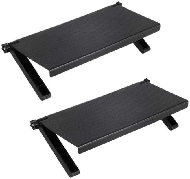 엠케이존 TV 모니터 선반 상단 거치대, 블랙, 1세트