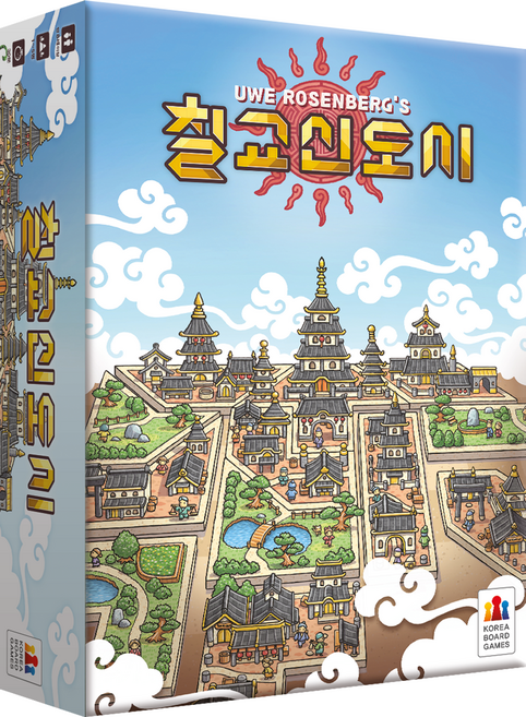 코리아보드게임즈 칠교신도시 보드게, 혼합색상, 1개