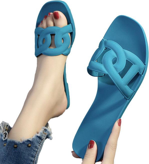 실버스 여성용 더블 체인 와트 슬리퍼 SV066