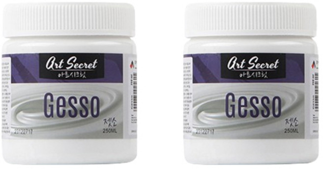 아트시크릿 캔버스 밑작업 젯소 GR636-250, 250ml, 2개