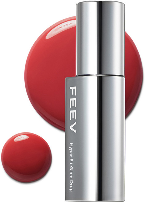 FEEV Hyper Fit鏡面水光唇釉, 1支, 3.3g, Peach Morning