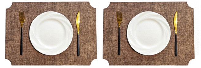 마켓피오 호텔식 고급 테이블매트, 타입3, 45 x 30 cm, 2개