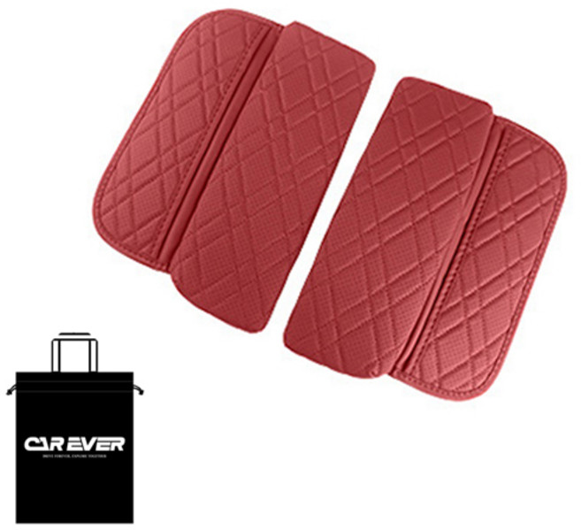 카에버 BMW 전용 프리미엄 퀼팅 수납 콘솔 커버 양문형 콘솔커버 X시리즈 X5 X6 X7, 1개, G바디 버건디 레드