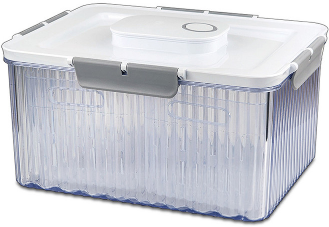 에버튼하우스 스마트 진공 사각쌀통 7L MCTL-SR775E, 혼합색상, 1개