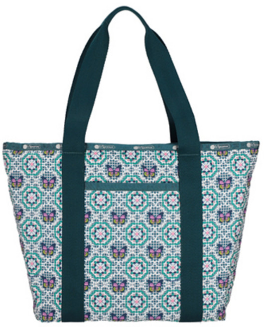 레스포색 버터플라이 모자이크 에브리바디 집 토트백 3867.E610