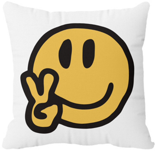 어반프롭 스마일 쿠션 커버