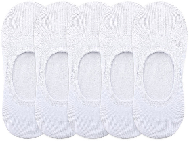 두발로 여성용 안벗겨짐 자물쇠 페이크삭스 5켤레