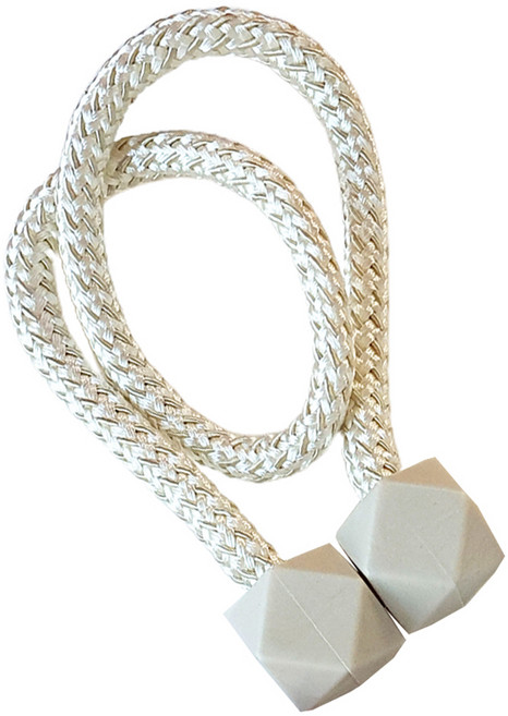 민스리빙 큐브 자석 커튼 타이백 44cm, 아이보리, 1개