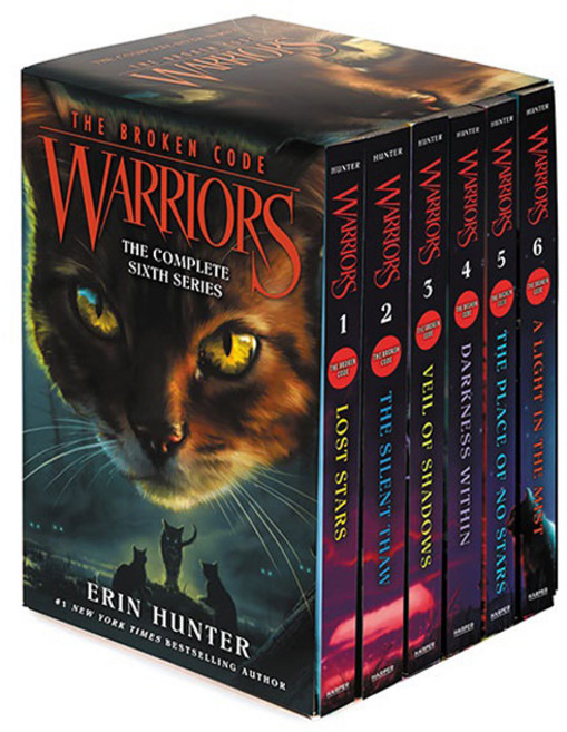 Warriors 7부 The Broken Code Box Set 페이퍼백 1-6권 박스세트:7부 Warriors: The Broken Code, Harper Collins