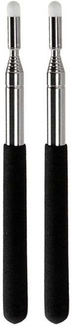 코히모 휴대용 길이 조절 가이드봉 100cm, 2개, 블랙