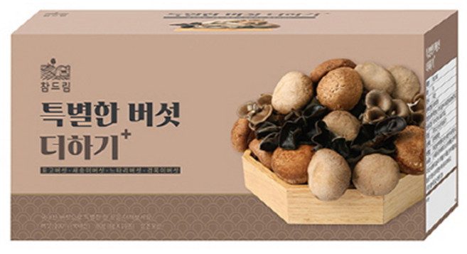 참드림 건표고버섯 특별한 버섯 더하기, 60g, 1개