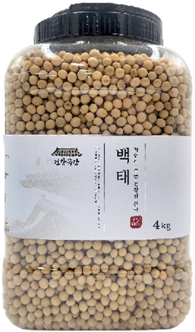 건강곡간 국내산 백태, 1개, 4kg