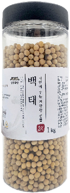 건강곡간 국내산 백태, 1개, 1kg