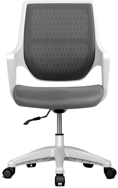 디에스피 사무용 메쉬 책상의자 S1, 그레이 + 화이트
